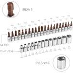 WORKPRO ソケットレンチセット ラチェットレンチ オフセットタイプ 差込角6.35mm（1/4インチ) 46点組 自動車修理 車メンテナンス ガレージツールセット 作業セット 工具 道具 専用収納ケース付属