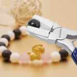 WORKPRO アクセサリー用工具セット 8点セット 手芸ペンチセット ペンチ 平ペンチ 丸やっとこ ニッパー 精密手作り ビーズ製作 クラフト ハンドメイド DIY 道具 スプリング式 自動開き 収納ケース付き