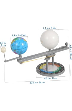Alasum 天文科普仪器 三球儀 日食月食動きモデル 学習用 地球 太陽 月の運