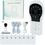 Yageme リラクゼーション器【2025新登場】 EMS微電流ケア 全身筋肉刺激 12モード 30階段強度 A/Bデュアルチャネル仕様 Type-C充電 超軽量 携帯便利 男女兼用 誕生日 敬老の日 母の日 父の日 プレゼント