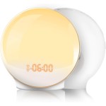 光目覚まし時計 TITIROBA YABAE Wake Up Light スリープタイマー スヌーズ ラジオ ナイトライト イルミネーション MY-09 日本語取扱説明書付き ホワイト