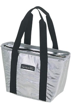 キャプテンスタッグ(CAPTAIN STAG) 保冷バッグ クーラーバッグ トートクーラーバッグ 【容量4L/10L】 シルバー デリス