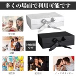 LIKENNY プレゼントボックス 飾り 高級 大容量 蝶結び gift box 長方形 包装 贈り物 結婚式 ラッピング プレゼント用品 装飾 ギフトボックス (ブラック) LIKENNY プレゼントボックス 飾り 高級 大容量 蝶結び gift box 長方形 包装 贈り物 結婚式 ラッピング プレゼント用品 装飾 ギフトボックス (ブラック)