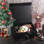 LIKENNY プレゼントボックス 飾り 高級 大容量 蝶結び gift box 長方形 包装 贈り物 結婚式 ラッピング プレゼント用品 装飾 ギフトボックス (ブラック) LIKENNY プレゼントボックス 飾り 高級 大容量 蝶結び gift box 長方形 包装 贈り物 結婚式 ラッピング プレゼント用品 装飾 ギフトボックス (ブラック)