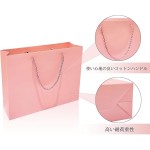 Ousaliyea ピンク ギフトボックス 蓋付き 磁気プレゼントボックス 23x17x7 cm ギフトバッグリボン付き 細断紙グリーティングカード クリスマス 結婚式 誕生日用 高級パッケージボックスセット(1セット)