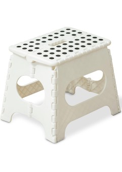 【たたむと4cm！超薄収納】 チチロバ(TITIROBA) 踏み台 折りたたみ ステップ 脚立 洗車 釣り 高さ27cm 折りたたみチェア フォールディング スツール 収納便利 BDD-01 ホワイト