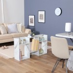 不二貿易(Fujiboeki) オープンラック シェルフ 3段 幅59×奥行24×高さ106cm 大理石調 S型 収納棚 ディスプレイラック 組立商品 59285