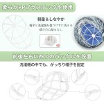 【キャップ専用洗濯アイテム】 チチロバ(TITIROBA) キャップウォッシャー 帽子 洗濯 型崩れ防止 専用洗濯ネット付き 洗濯機で丸洗い キャップホルダー 野球帽ウォッシャー 吊り下げ収納 ホワイト