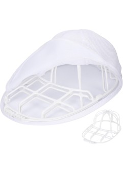 【キャップ専用洗濯アイテム】 チチロバ(TITIROBA) キャップウォッシャー 帽子 洗濯 型崩れ防止 専用洗濯ネット付き 洗濯機で丸洗い キャップホルダー 野球帽ウォッシャー 吊り下げ収納 ホワイト