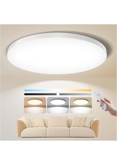 Coizabera LEDシーリングライト 6畳 30W 3600lm 調光調色 赤外線リモコン操作 豆電球常夜灯 天井照明器具 おしゃれ ledライト 電気 蛍光灯 リモコン付き シーリングライト6畳 和室/洋室/寝室/玄関/リビング/キッチン適用（アプリ操作機能なし）