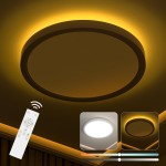 [禄越] シーリングライト led 照明器具 8畳 間接光 照明 36W 4300lm 調光調色 リモコン付 常夜灯モード タイマー 薄型 ledシーリングライト 省エネ 節電 簡単取付 天井照明 電気 キッチン リビング 子供部屋 寝室 和室 洋室 ライト (Φ37xH3.5cm, ホワイト, 8畳用)