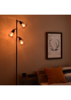 VENTOTA スタンドライト(本体のみ) フロアライト LED対応 間接照明 フロアスタンド ランプ 3灯 おしゃれ 北欧 ヴィンテージ インダストリアル Luino