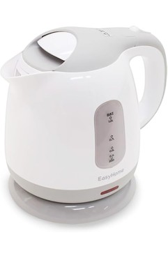 ヒロコーポレーション ヒロ・コーポレーション 中身が見やすい 電気ケトル 保証付き 空焚き防止機能付き 1.0L コンパクト グレー KTK-300-G