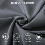 HEVUMYI ボックスシーツ 吸水速乾シーツ 厚さ5~30cmのマットレスに適用 （シングル,100×200cm） ベッドシーツ 抗菌防臭マットレスカバー 洗えるベッドカバー 着脱簡単 敷き布団カバー 防ダニ 柔らかな触感 ダークグレー