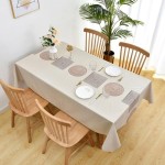 Forhomelife テーブルクロス ビニール おしゃれ PVC製 撥水 北欧 テーブルカバー 防水 防油 汚れ防止 耐久 耐熱 ずれにくい 厚手 140x180cm 図形柄