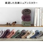 タオル研究所 [ボリュームリッチ] #003 フェイスタオル ライトグレー 5枚セット ホテル仕様 厚手 ふかふか ボリューム 高速吸水 耐久性 綿100% 480GSM JapanTechnology