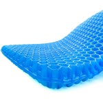 チチロバ(TITIROBA) ゲルクッション 無重力 クッション 座布団 冬用カバー付き ハニカム構造 蒸れない 敬老の日 在宅勤務 オフィス 車 椅子 自宅用 洗える カバー ZD-03