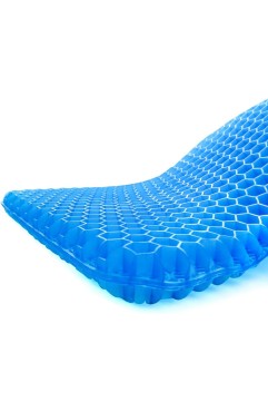 チチロバ(TITIROBA) ゲルクッション 無重力 クッション 座布団 冬用カバー付き ハニカム構造 蒸れない 敬老の日 在宅勤務 オフィス 車 椅子 自宅用 洗える カバー ZD-03